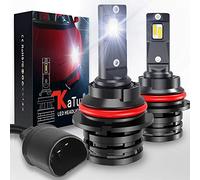 KaTur 9007 HB5 haz alto/bajo Led Bombillas para faros delanteros Diseño mini Chips de mejorados 12000 LM Kit de conversión LED todo en uno a prueba de agua 55W 6500K Xenon blanco