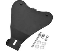 KATUR Asiento de la Motocicleta Placa Base Placa Base Bandeja Base Acero Resistente Acero Negro para Harley Sporster 883 1200 Chopper Bobber (Placa Base con Kit de Resorte Negro)