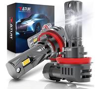 KATUR Bombilla H11 LED Canbus 20000LM 100W, 400% Luminosidad 6000K Blanca Xenon H8 H9 de Faros Plug & Play Sin Polaridad 1:1 Tamaño de Reemplazo de Halógena (2 Piezas)