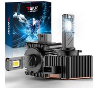 KATUR Bombillas D1R D1S LED 800% Brillante, 30000LM 6500K Blanco Xenón 1:1 Bombillas D1S LED Plug and Play, Paquete de 2