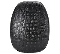 KATUR Cojín para Asiento Individual De Motocicleta Negro para Asiento del Conductor con Costuras De Cuero Sintético Compatible con Harley Sportster 72 48 1200X 1200V 2010-2015 (Crocodile Negro)