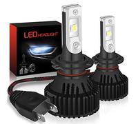 KATUR H7 Bombillas para Luces LED Super Brillante CREE Chips 16000LM Kit de conversión de Luces para Luces LED Todo en uno a Prueba de Agua 60W 6500K Xenón Blanco - 2 años de garantía