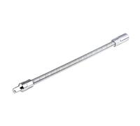 KATUR Juego de trinquete de extensión de enchufe flexible, enlace de conexión de poste de cabeza de junta elástica flexible (vástago de 1/4 pulgada de 200 mm de longitud)
