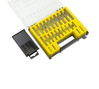 KATUR Mini Twist Drill Bit Kit, 150Pcs 0.4mm-3.2 HSS Micro Precision Twill Drill para PCB Crafts Jewelry Drilling Tool en un estuche