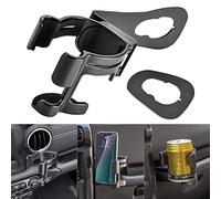 KATUR Multi-Function Drink Drink Bottle Soporte para teléfono Bolt-on Stand Soporte Organizador para 2011-2018 Jeep Wrangler JK JKU Sahara Rubicon & Unlimited