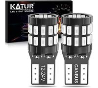 KATUR T10 W5W LED Bombilla 194 168 Superbrillante Azul 30 * 3014 Chip 12-24V CANBUS Sin Errores Luz de matrícula de cortesía de la Puerta del Mapa del Domo del automóvil (Versión Mejorada)