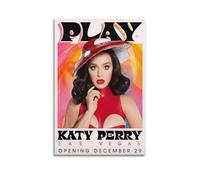 Katy Perry - Póster limitado firmado con portada de álbum, póster de portada musical, pop hip hop, rap, cantante, estrella, arte de pared para niñas y niños, adolescentes, decoración de dormitorio, 30