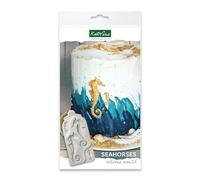 Katy Sue Molde de silicona con caballitos de mar para decoración de pasteles y manualidades para uso con fondant, pasta de azúcar, pasta de goma, arcilla seca al aire. Hace 2 tamaños de caballito de