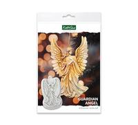 Katy Sue Molde de silicona de ángel de la guarda para decoración de pasteles y manualidades. Uso con fondant y arcilla de secado al aire de Katy Sue Designs Fondant Moulds