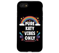 Katy Vibes Only Cute Retro Girls Katy Name Carcasa para iPhone SE (2020) / 7/8