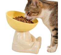 Katzen Futternapf | Erhöhter Katzen Napf | Geneigter Futter & Wassernapf für Kätzchen, Haustiere, Küche, Zuhause, Reisen, Urlaub, Innen & Außenbereich, Anti Verschütten Zubehör