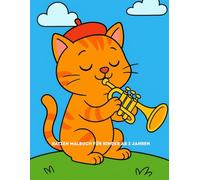 Katzen Malbuch für Kinder ab 2 Jahren: Einfaches Ausmalbuch mit süßen Katzen für Kleinkinder: Große, einfache Bilder zum Ausmalen - perfekt für Kinder von 2 bis 4 Jahren