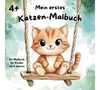 Katzen Malbuch für Kinder ab 4 Jahren: 30 süße Katzenmotive zum Ausmalen | Fördert Kreativität und Feinmotorik