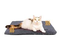 Katzen Waermematte Bett - Schlafmatte 61x45x3cm, Tier Waerme Bett 190g | Samt Selbstwaermend Komfortmatte Ruhiger Schlafplatz Entspannung, Isolierende Katzen Ruheflaeche Schlaf Komfo