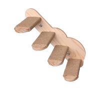 Katzen Wandstufe | Kletterstufen Schwebende Holztreppe Für Die Wand - Katzeneinrichtung mit Liegeflächen für Wohnzimmer Schlafzimmer Wohnung