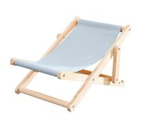 Katzenbett, Holzrahmen Oxford Stoff Katzenkorb mit 4 Level Einstellbar und Starker Lagerkapazität, Stylisch Schön Katzenhaus für Schlafzimmer Balkon (Azul)