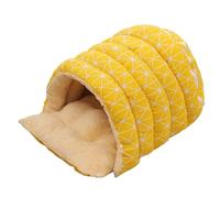 Katzenbett in Höhlenform - Waschbares Warmes Ge mütliches Haus, Kuppeldesign Für EIN Geschlossenes Katzenbett Für Welpen Und Kätzchen Spielecke Zuhause Winter Weihnachten