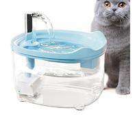 Katzenbrunnen 1,5L - Automatischer Trinkbrunnen für Katzen & Hunde | Leiser Wasserspender, Futterstation für Welpen & Kitten