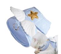 Katzengeschirr Und Leinen-Set, Kätzchengeschirr | Niedliches Engelsflügel-Gurtleinen- Und Halsband-Set Für Haustiere - Katzengeschirr, Hundebrustgurt, Zuggurt Für Katzen, Kaninchen Und Kleine Tiere