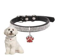 Katzenhalsband - -Katzenhalsband - Süße schillernde Katzenhalsbänder - Kätzchenhalsband mit Pfotenabdruckanhänger, verstellbare Haustierhalsbänder, Haustierzubehör für Kleine