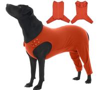 Katzinst Body para perros después de la operación, con piernas con cremallera en la parte trasera, para perros después de la castración, para pérdida de cabello, antifugas, protección contra heridas