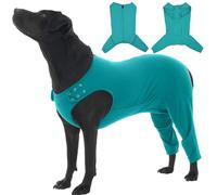 Katzinst Body para perros después de la operación, con piernas con cremallera en la parte trasera, para perros después de la castración, para pérdida de cabello, antifugas, protección contra heridas