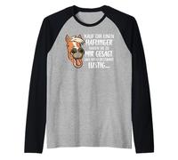 Kauf Dir Einen Haflinger Haben Sie Gesagt Camiseta Manga Raglan
