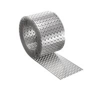 KAUFDACH Rejilla de aluminio de alta calidad, 5 m, protección contra martas y roedores para techo, cinta de ventilación profesional de metal, rejilla de protección para pájaros inoxidable (aluminio