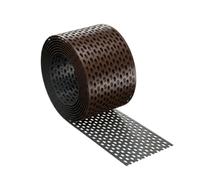 KAUFDACH Rejilla de aluminio de alta calidad, 5 m, protección contra martas y roedores para techo, cinta de ventilación profesional de metal, rejilla de protección para pájaros inoxidable (antracita