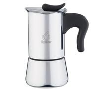 KAUFGUT 121311 Miss Splendy Cafetera de acero inoxidable para 2 tazas 400 g, Multi