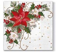 Kaufgut 20 Servilletas de papel 3 VELI 33X33 CM 059500 'NATALE' PAW