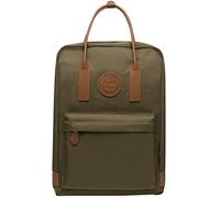 KAUKKO Kf - Mochila para hombre, Verde caqui [K1007-2], 12 Inches, Mochila casual