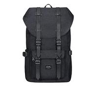 KAUKKO Mochila tipo casual Compartimento para 15" Portátil, 22,4 litros, Negro
