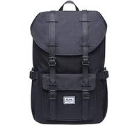 KAUKKO Mochila Tipo Casual de Hombre y Mujer para Portátil para Escuela, Viajes o Senderismo Mini tamaño Negro