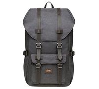 KAUKKO Mochila Tipo Casual de Hombre y Mujer para Portátil para Escuela, Viajes o Senderismo Mini tamaño (Café-1023)