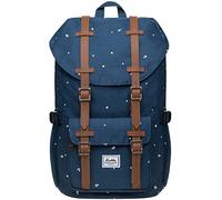 KAUKKO Mochila Tipo Casual de Hombre y Mujer para Portátil para Escuela, Viajes o Senderismo Mini tamaño (Azul-12)