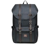 KAUKKO Mochila Tipo Casual de Hombre y Mujer para Portátil para Escuela, Viajes o Senderismo Mini tamaño (Gris-1023)