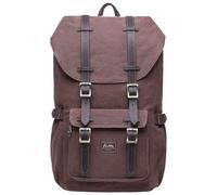 KAUKKO Mochilas Tipo Casual Compartimento para 15" Portátil 22 litros Café