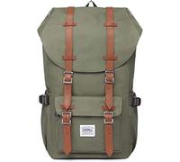 KAUKKO Mochilas Tipo Casual Compartimento para 15" Portátil 22 litros Ejercito Verde