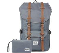 KAUKKO Mochilas Tipo Casual Compartimento para 15" Portátil 22 litros Gris (Paquete de 2)