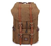 KAUKKO Mochilas Tipo Casual Compartimento para 15" Portátil 22 litros Marrón