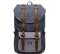 KAUKKO Mochilas Tipo Casual Compartimento para 15" Portátil 22 litros Negro y Gris