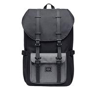 KAUKKO Mochilas Tipo Casual Compartimento para 15" Portátil 22 litros (Negro y Gris-5) …