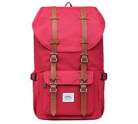 KAUKKO Mochilas Tipo Casual Compartimento para 15" Portátil 22 litros Rojo