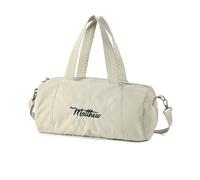 Kaululu Bolsa de Viaje Personalizada con Nombre para Hombre y Mujer. Mochila Viaje Cabina Grande Plegable Bolsa De Avion Bolsa Deportiva Gimnasio para Acampada y Viajes (Blanco Roto)