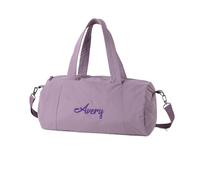 Kaululu Bolsa de Viaje Personalizada con Nombre para Hombre y Mujer. Mochila Viaje Cabina Grande Plegable Bolsa De Avion Bolsa Deportiva Gimnasio para Acampada y Viajes (Morado)