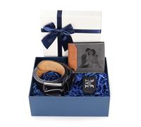 kaululu Cartera Personalizada Hombre con Fotos Nombres Letras Mayúsculas Marron Tarjetero Plegable Tarjetas de Crédito Monedero para Tarjetas Regalo de Padre e Hijo, Hermano