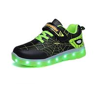 Kauson LED Zapatos Verano Ligero Transpirable Impermeable Bajo 7 Colores USB Carga Luminosas Parpadeo Deporte de Zapatillas con Luces Los Mejores Regalos para Niños Niñas Cumpleaños de Navidad