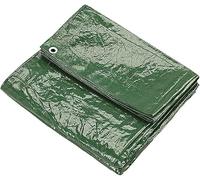 KAV - Lona Impermeable Resistente de 130 g/m² Grande - 6 m x 9 m (20 pies x 30 pies) con Ojales Hoja de Tierra Multifuncional Cubierta de Calidad Lona (Verde)