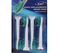KAV PLUS Cabezales de repuesto originales Pro estándar para cabezales de cepillo de dientes Philips, compatibles con cabezal de cepillo de dientes Philips Sonicare, HX6014, compatible con los modelos